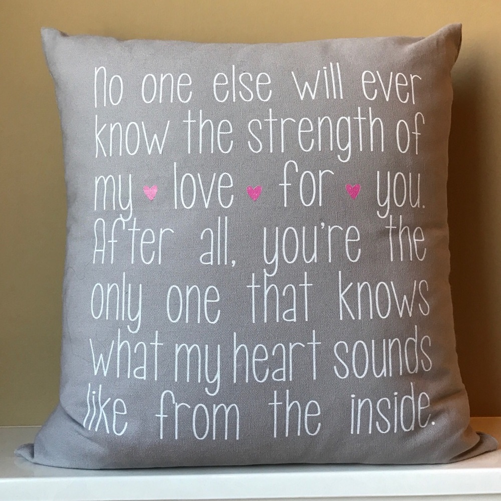 ❤️ Super Sweet Mother to Daughter Pillow Cover ❤️